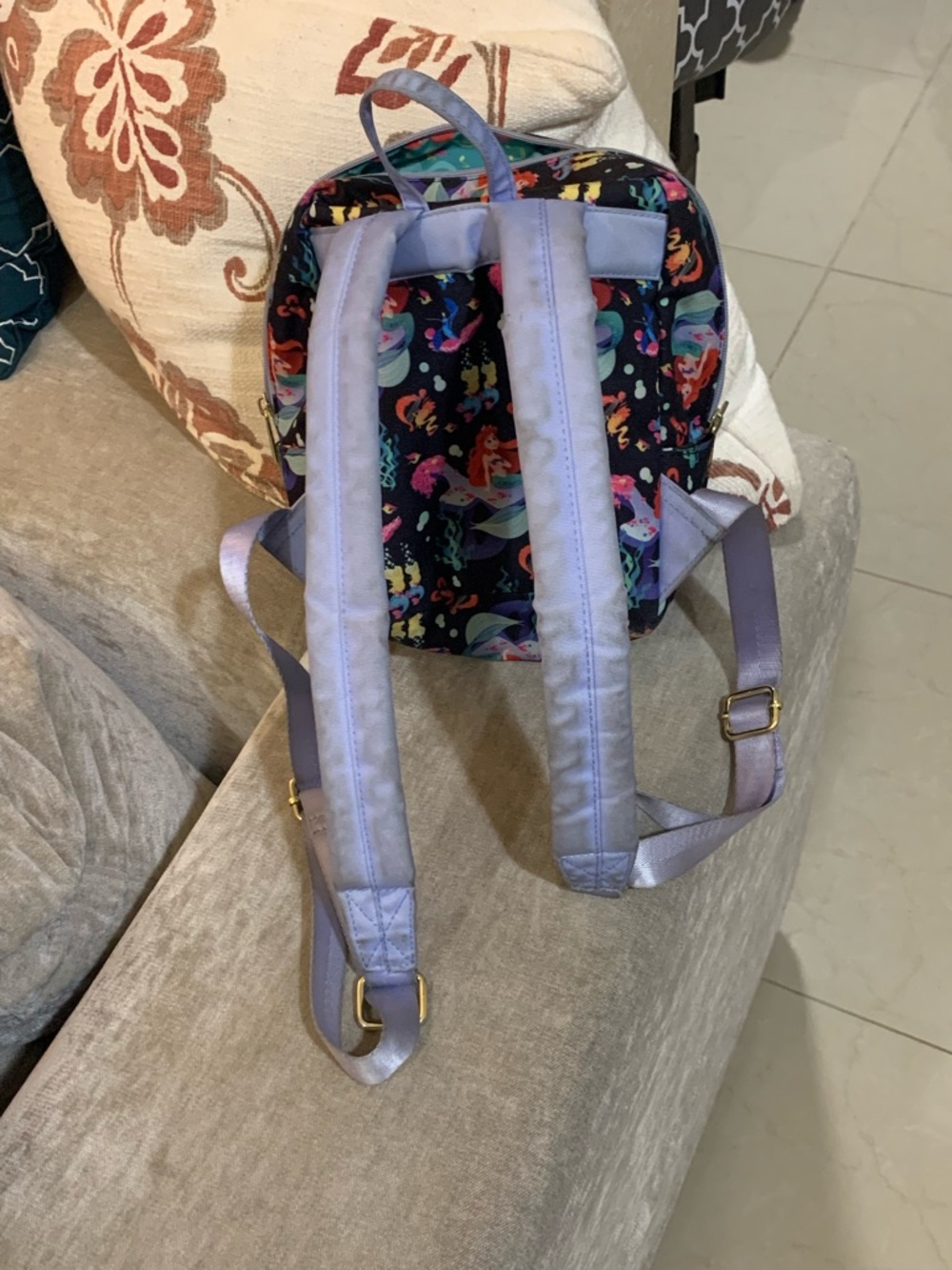 The Little Mermaid Loungefly Backpack - Picture 3 of 6